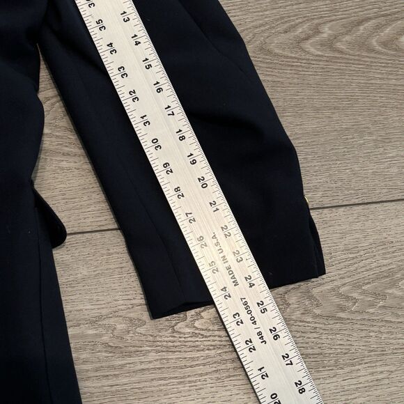 Orvis Blazer Jacket Navy Blue Men’s Size 46 Long Three Button Gold Buttons - Picture 9 of 11